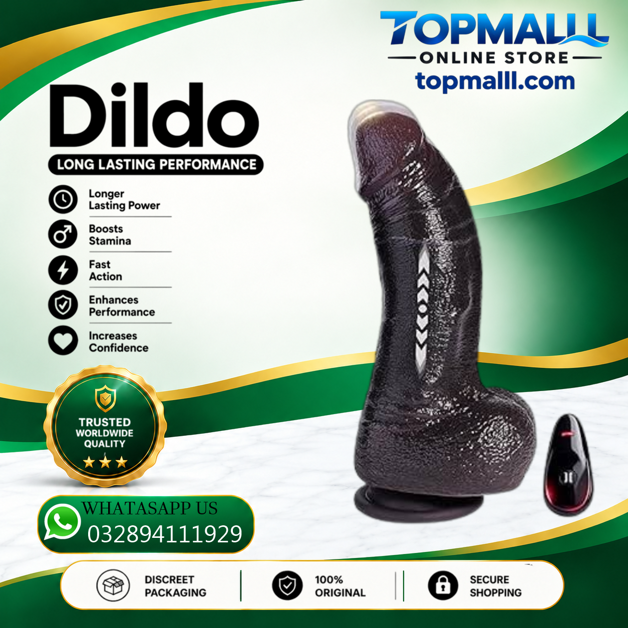 8 Inch Black Dildo Vibrating Price In Pakistan 