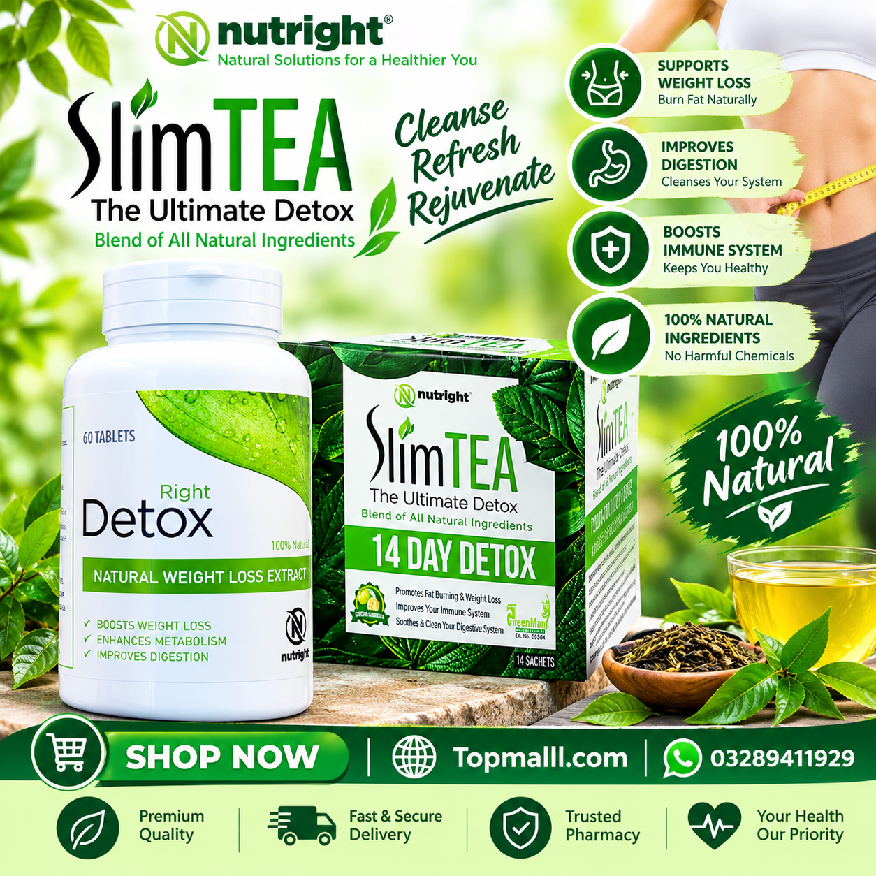 Right Detox Weight Loss 60 Tablets In Pakistan