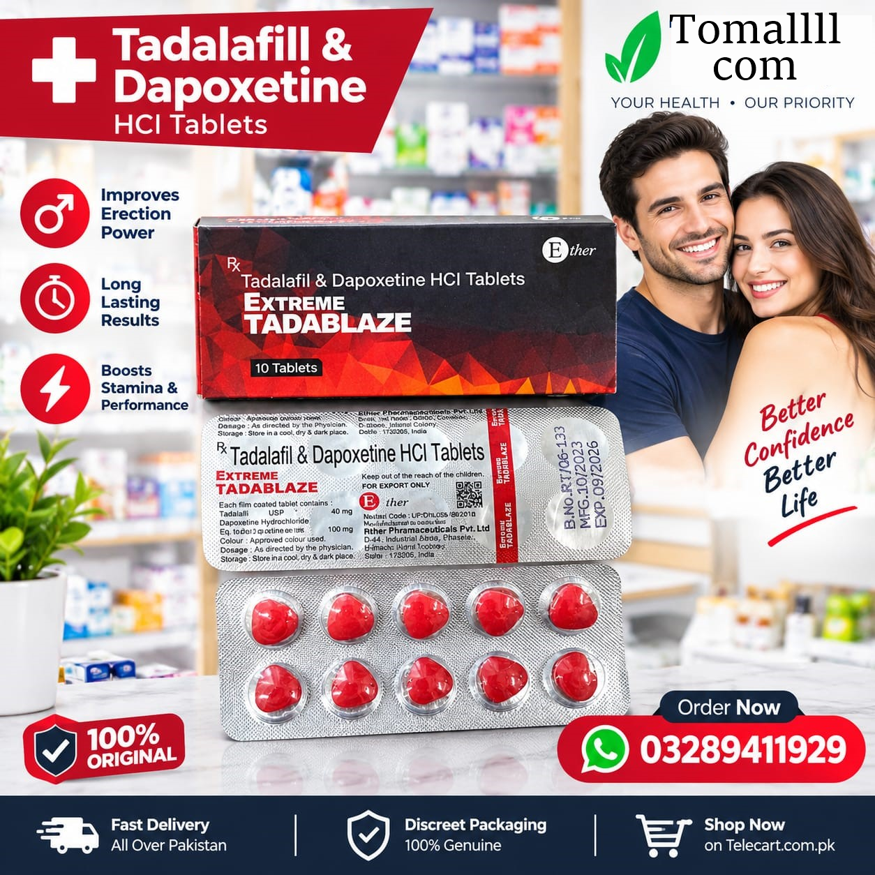 Extreme Tadablaze Tablets Price in Pakistan