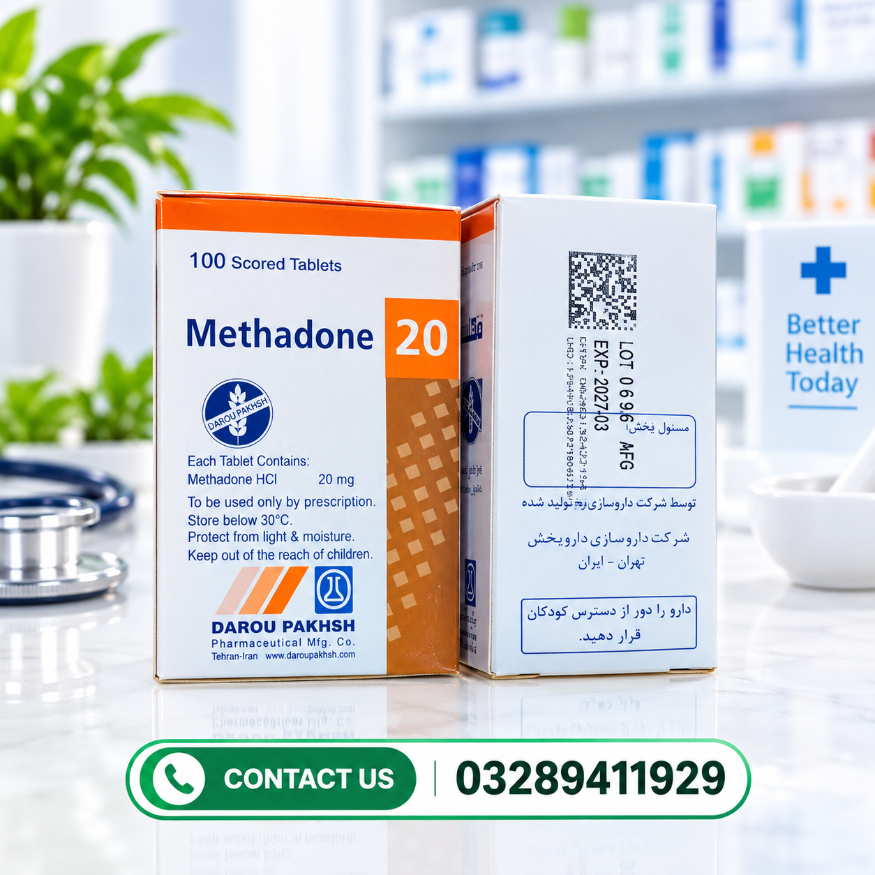 Methadone 20mg Tablets In Pakistan