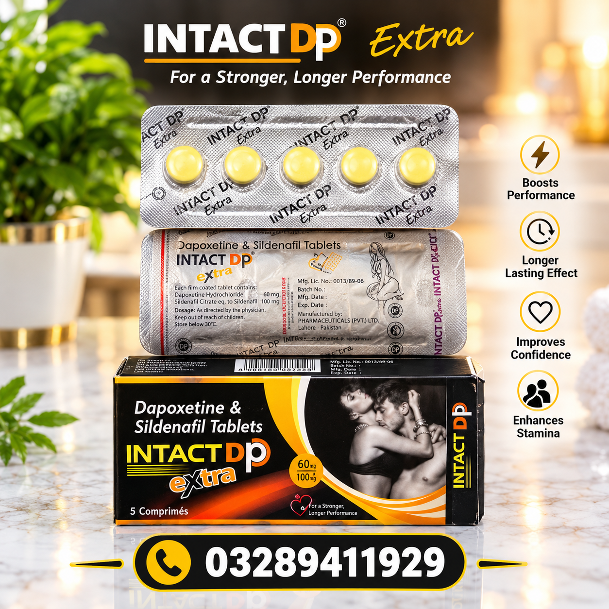 Intact DP Extra Tablets Price in Pakistan