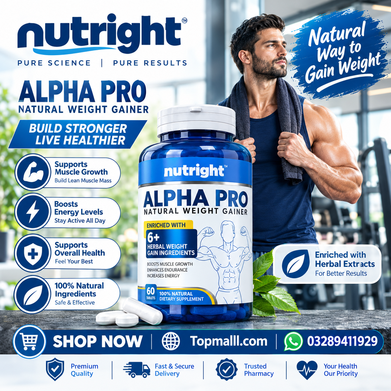 Alpha Pro Natural Weight Gainer In Pakistan