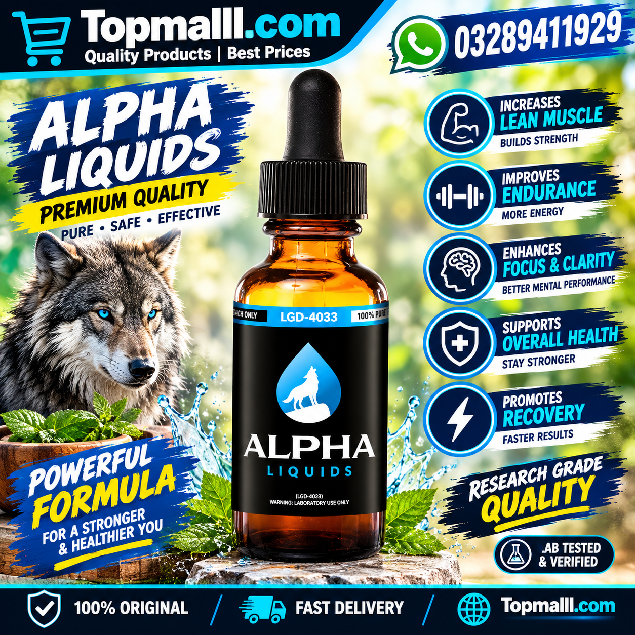 LGD-4033 Alpha Liquids Price In Pakistan