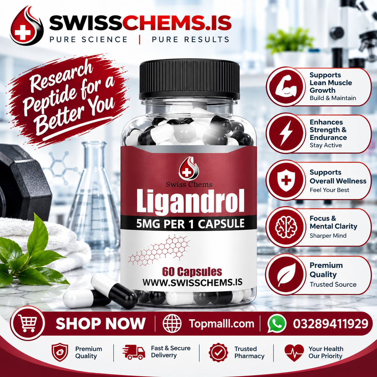 Ligandrol 5MG Per 1 Capsule Price In Pakistan