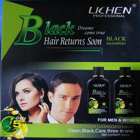 LICHEN Professional Black Hair Shampoo