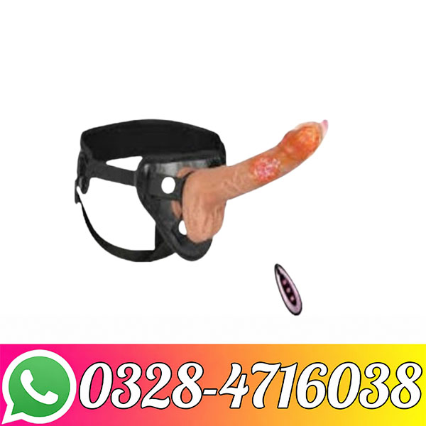 3-in 1 vibrator strap on dildo