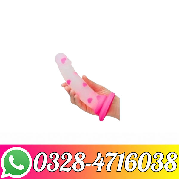 Pink clear liquid silicone dildos