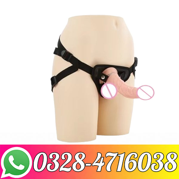 Strap on harness with 2 removeable dildo