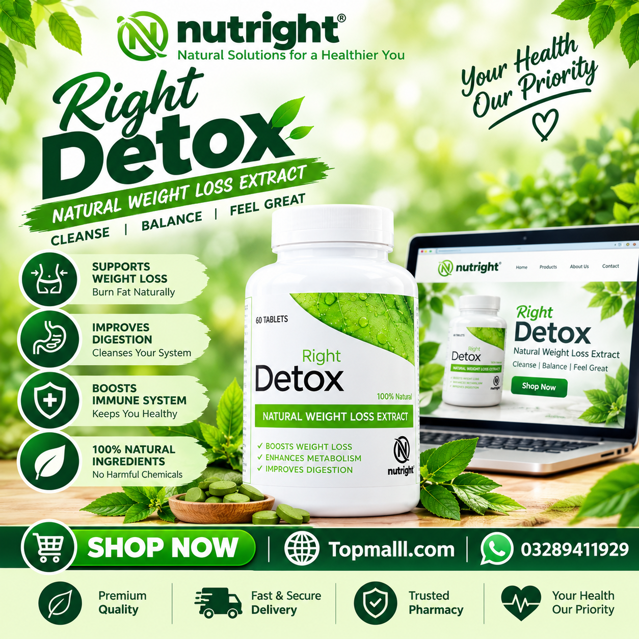 Best Right Detox Tablets in Pakistan
