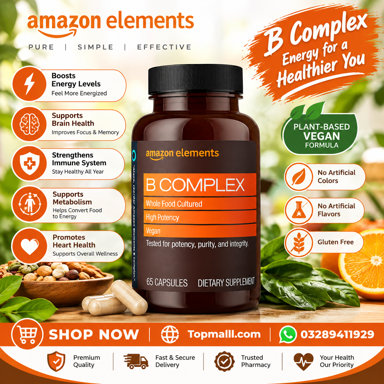 Amazon Elements B Complex Price In Pakistan