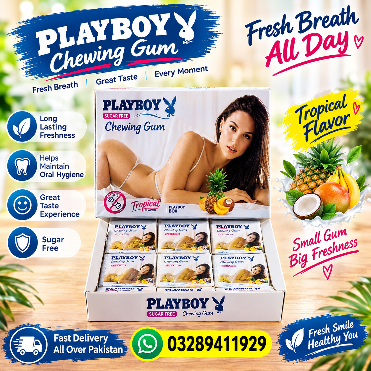 PLAYBOY Sex Chewing Gum Price In Pakistan